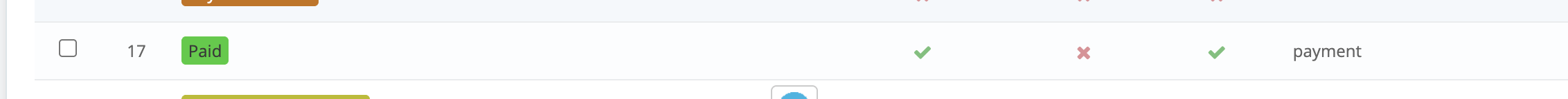 Paid status - invoice generation enabled